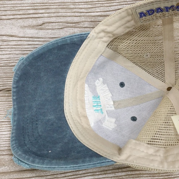 I'LL BRING THE CAMERAS DISTRESSED SNAPBACK MESH CURVE BASEBALL HAT CAP - Picture 8 of 10